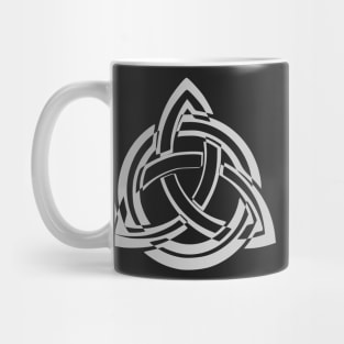 Celtic Triquetra Black And White Mug